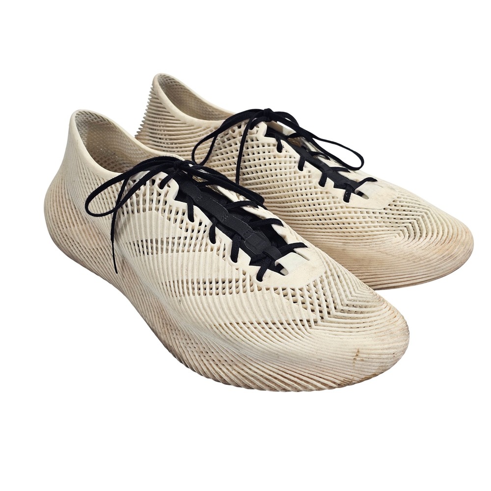 Adidas Adifom Q Mens Size 13 Off White Cream Foam Futuristic Sneakers JQ6637